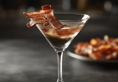 Upptäck den innovativa cocktailen med bacon, skapad av Midcent, som tar matupplevelsen till nya höjder. Denna unika kombination av sprit och krispig bacon erbjuder en oväntad twist på klassiskt bartänkande. Kategori: Mat. Perfekt för den nyfikne smak