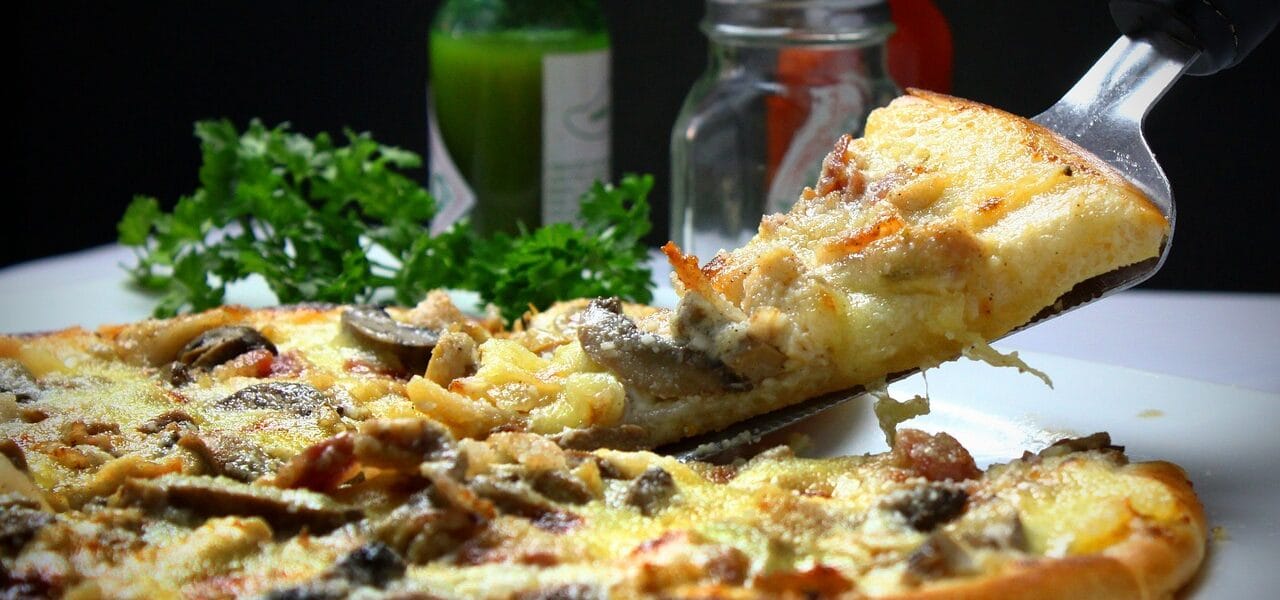 pizza, slices, italian cuisine