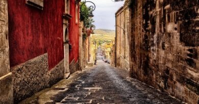 alley, road, sicily