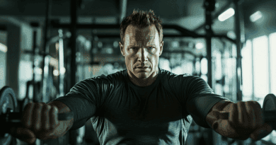 Midcent erbjuder optimal träning med fokus på styrka och uthållighet. Bilden visar en intensiv träningssession i ett gym, vilket motiverar till en aktiv och hälsosam livsstil. Perfekt för den som söker inspiration inom träning och fitness. Hälsa.