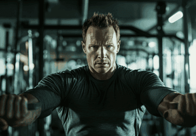 Midcent erbjuder optimal träning med fokus på styrka och uthållighet. Bilden visar en intensiv träningssession i ett gym, vilket motiverar till en aktiv och hälsosam livsstil. Perfekt för den som söker inspiration inom träning och fitness. Hälsa.