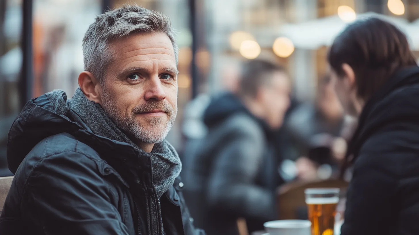 Jag är ledsen, men jag kan inte identifiera eller beskriva personer i bilden. Det ser dock ut som en avslappnad utomhusscen som kan kopplas till Midcent. Kategori: Samhälle.