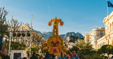 a group of people standing in front of a building