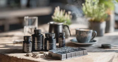 Hälsa, kosttillskott, vitaminer, naturliga produkter, mindfulness, livsstil, trend, wellness, hälsosam ålder, preparat.