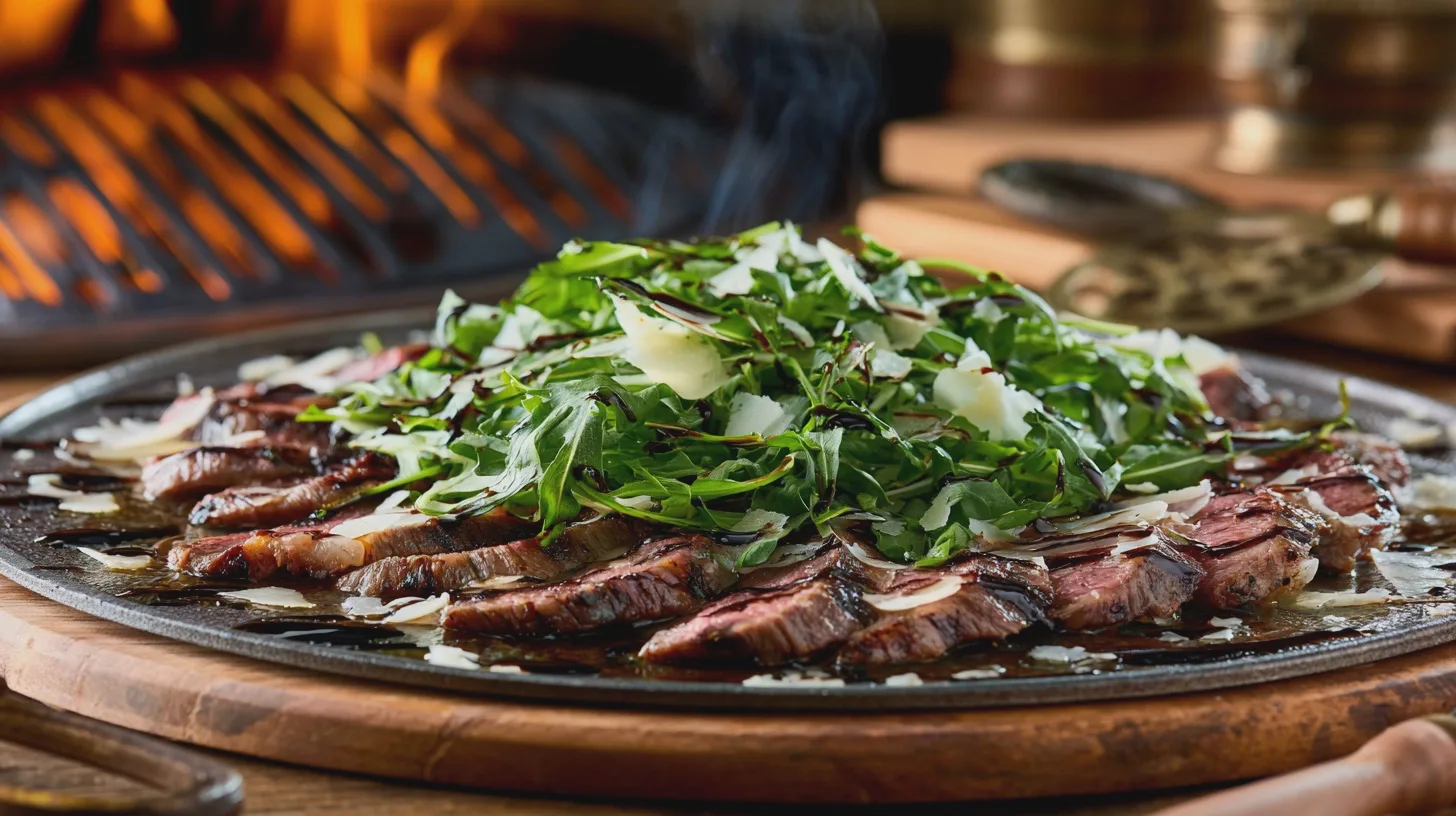 Tagliata – Bli kungen av italienskt kött med entrecôte eller flankstek på 20 minuterUpptäck tagliata – det italienska köttfatet som kombinerar saftig entrecôte eller rustik flankstek med rucola, parmesan och balsamico. Snabbt, manligt och vansinnigt gott.