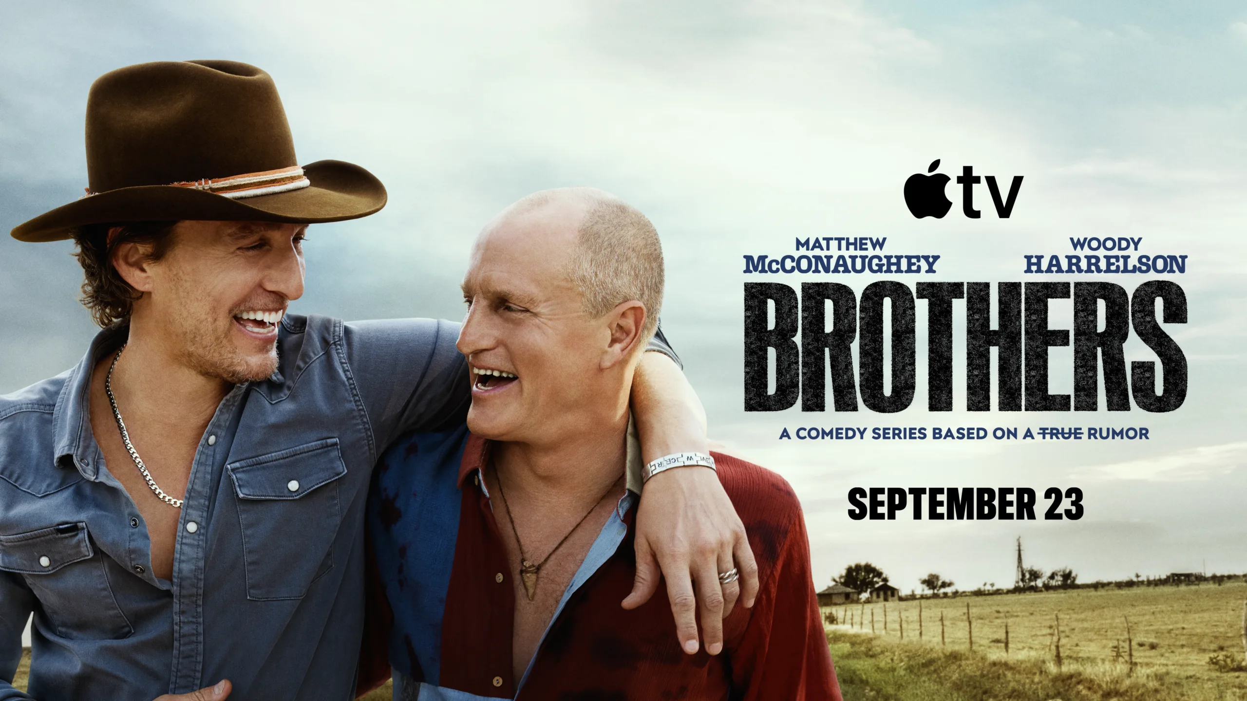Underhållning: komediserie, Matthew McConaughey, Woody Harrelson, syskonrelationer, TV, humor, premiärdatum, Apple TV.