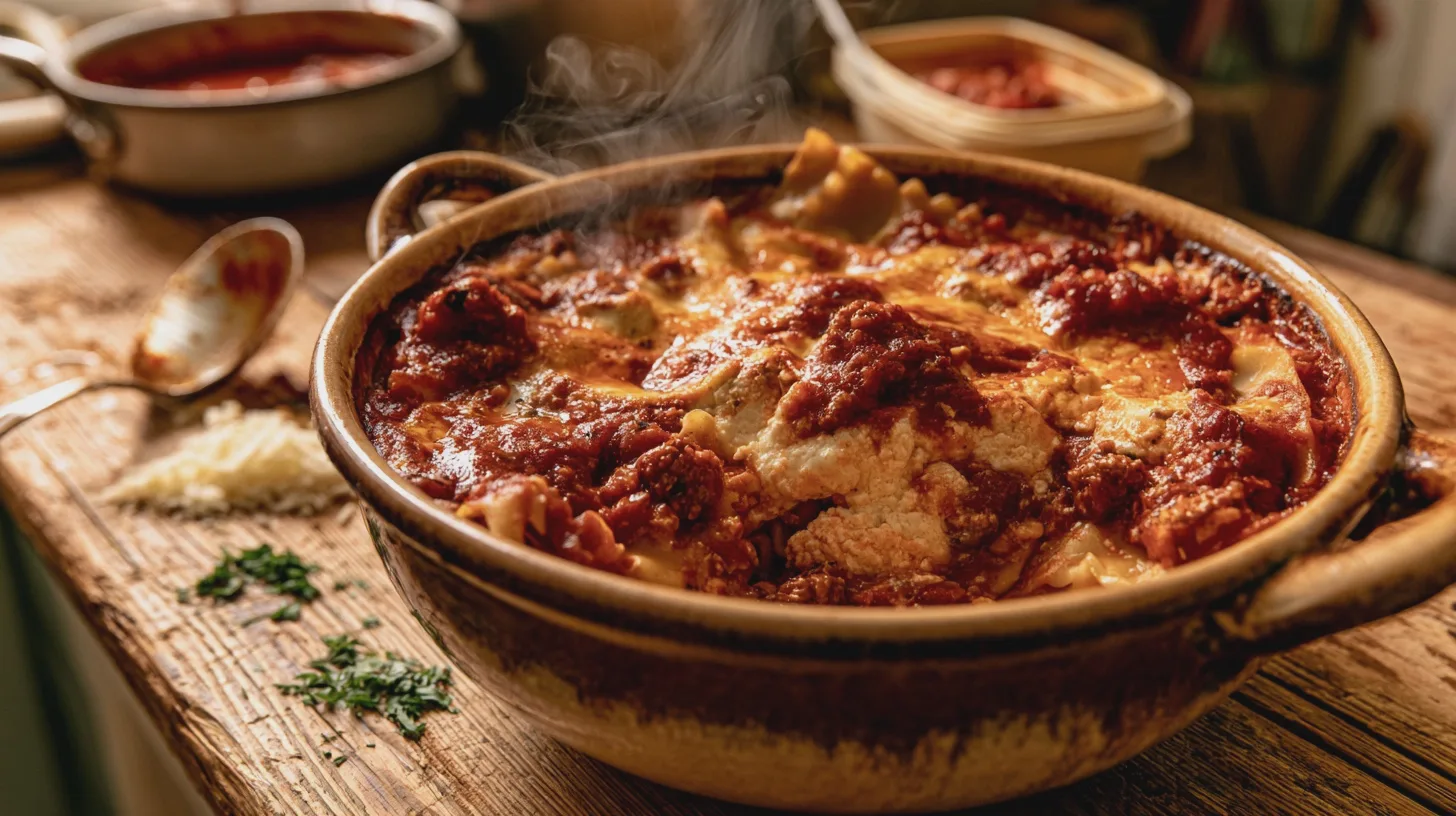 kesolasagne-cottage-cheese-bon-appetit Krämig keso, mustig köttfärssås och torra lasagneplattor direkt i formen: Bon Appétits smarta lasagne ger maximal smak med mindre krångel och utmärkt matlådepremie.