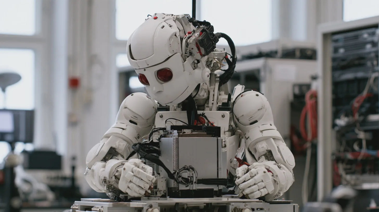 Teknik + robotik, automation, framtid, AI, humanoid, teknologi, maskinlärande, ingenjörsvetenskap, innovation, forskning.