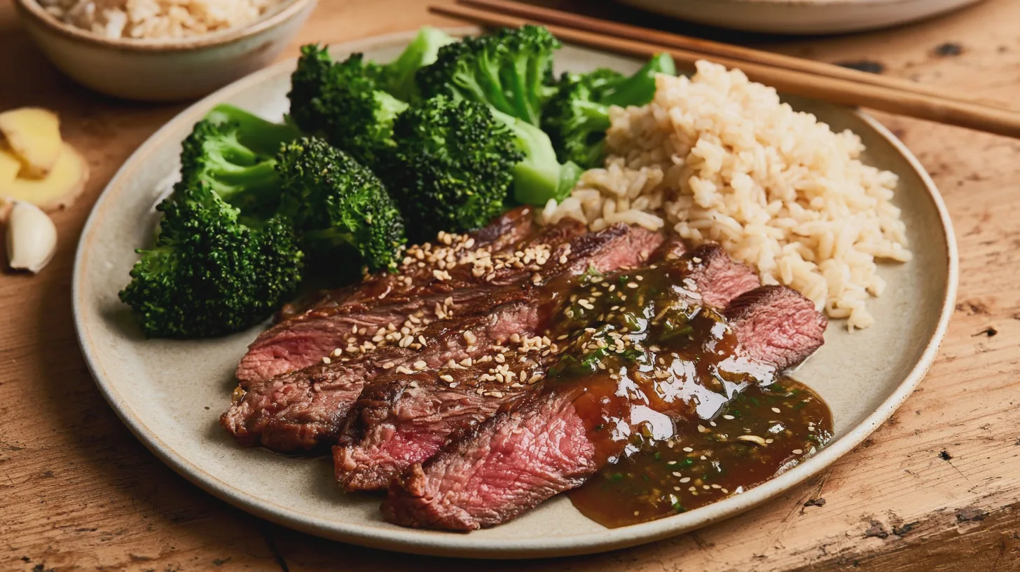 biff-broccoli-sojasas-middag På en kvart blir bavette, broccoli och en blank sås med soja, honung, ingefära och vitlök en smakrik vardagsmiddag. Servera med ris och sesam – enklare än hämtmat.