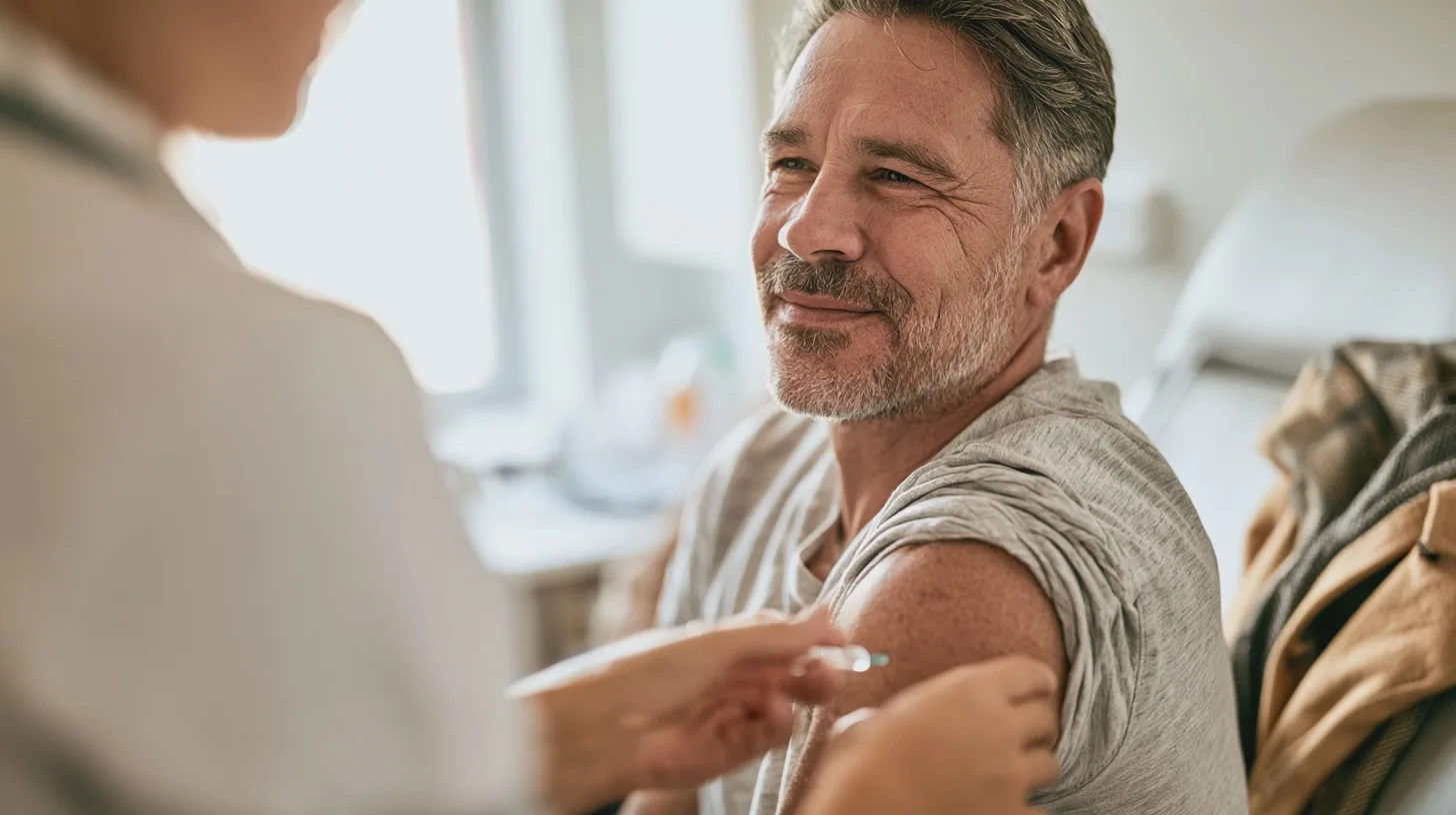 Du är 57, känner dig frisk och ser en bokningslänk för influensavaccin. Men en diagnos i journalen kan göra sprutan viktigare än du tror.