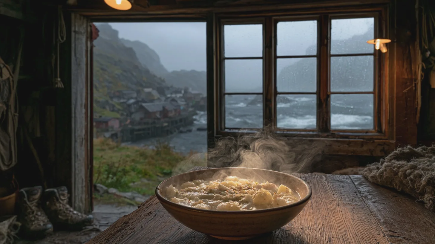 Följ med till Lofoten när höststormarna drar in och maten berättar om platsen. Här möts fisketraditioner, vild natur och ett växande behov av varsam turism.