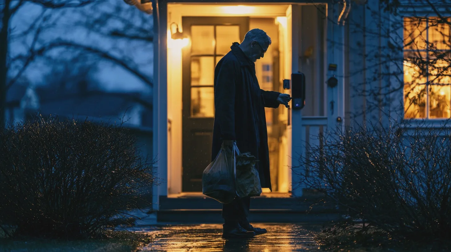 Du står utanför dörren med matkassarna och ett urladdat lås. Reservnyckel och nödström avgör om kvällen slutar hemma eller hos låssmeden.