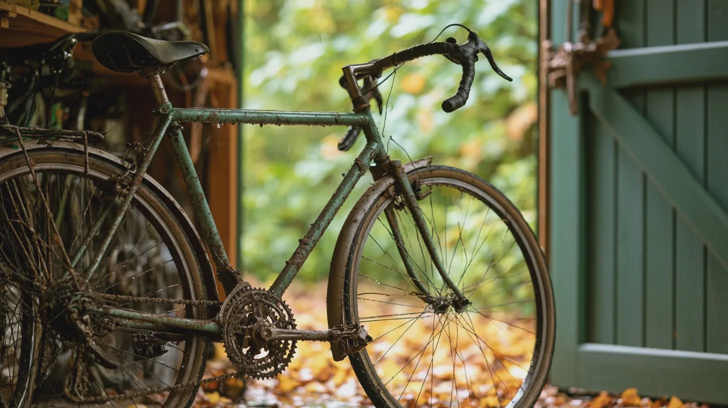 Oktoberregnet har gjort sitt och cykeln ska in i förrådet. Låter du smutsen sitta kvar kan vårens första tur börja med rost och kärvande delar.