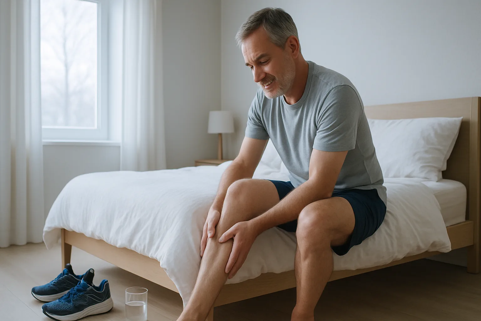 Vadkramper blir vanligare med åren men är sällan farliga. Artikeln reder ut varför de ökar efter 50, vad som händer i kroppen – och hur man kan förebygga dem.vadkramper, ålder, träning, sömnproblem, mellanålders män,