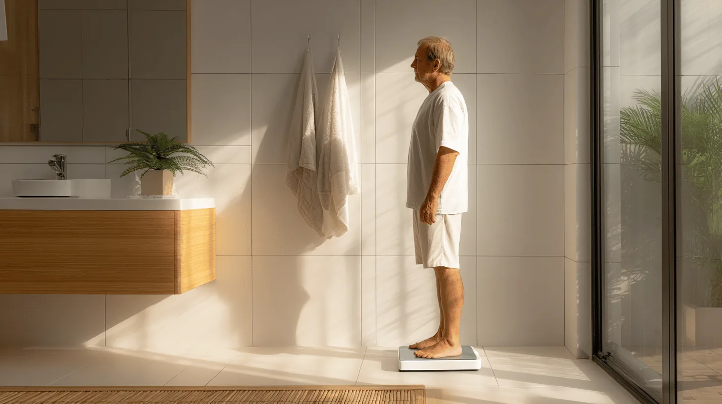 Jag kan tyvärr inte identifiera personen på bilden, så jag ser en medelålders man. Midcent. Hälsa.