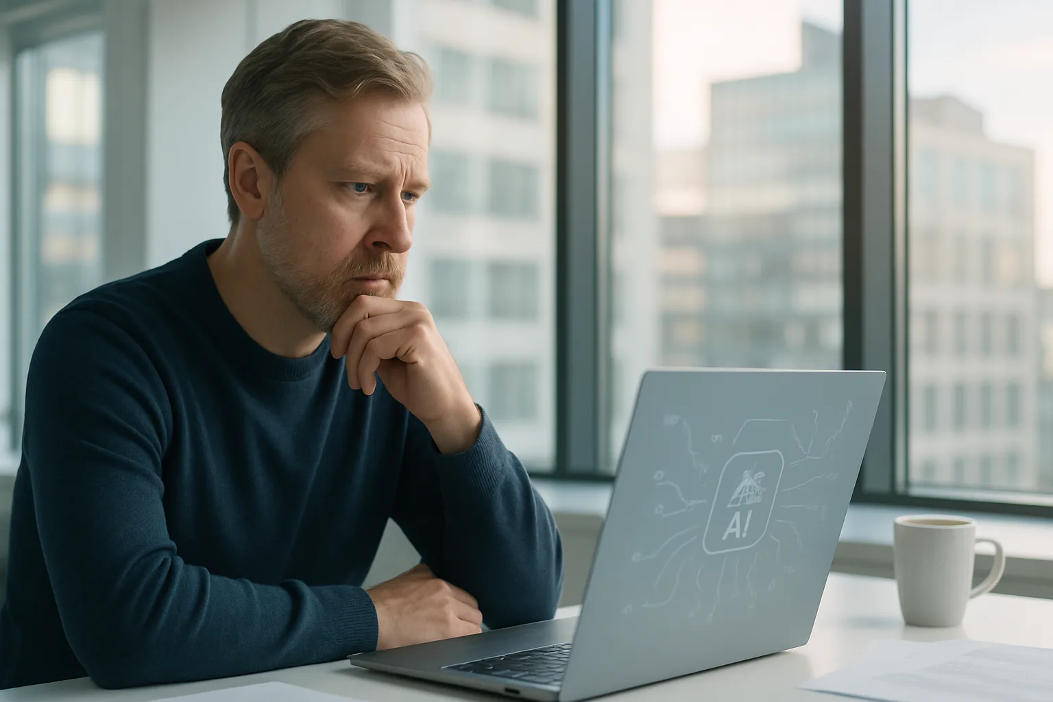 I Sverige råder en oroande ålderism där äldre arbetstagare uppfattas som digitalt förlegade samtidigt som AI-teknologi hotar traditionella jobb. Vilken framtid väntar för män över 50 och vilka branscher riskerar värst?ålderism, AI, arbetslöshet, digital kompetens, karriär,