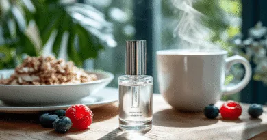 Midcent presenterar en inbjudande frukostscen med doft, kaffe och bär för en perfekt start på dagen. En kombination av avslappning och energi i ett naturligt ljus. Kategori: Mat.