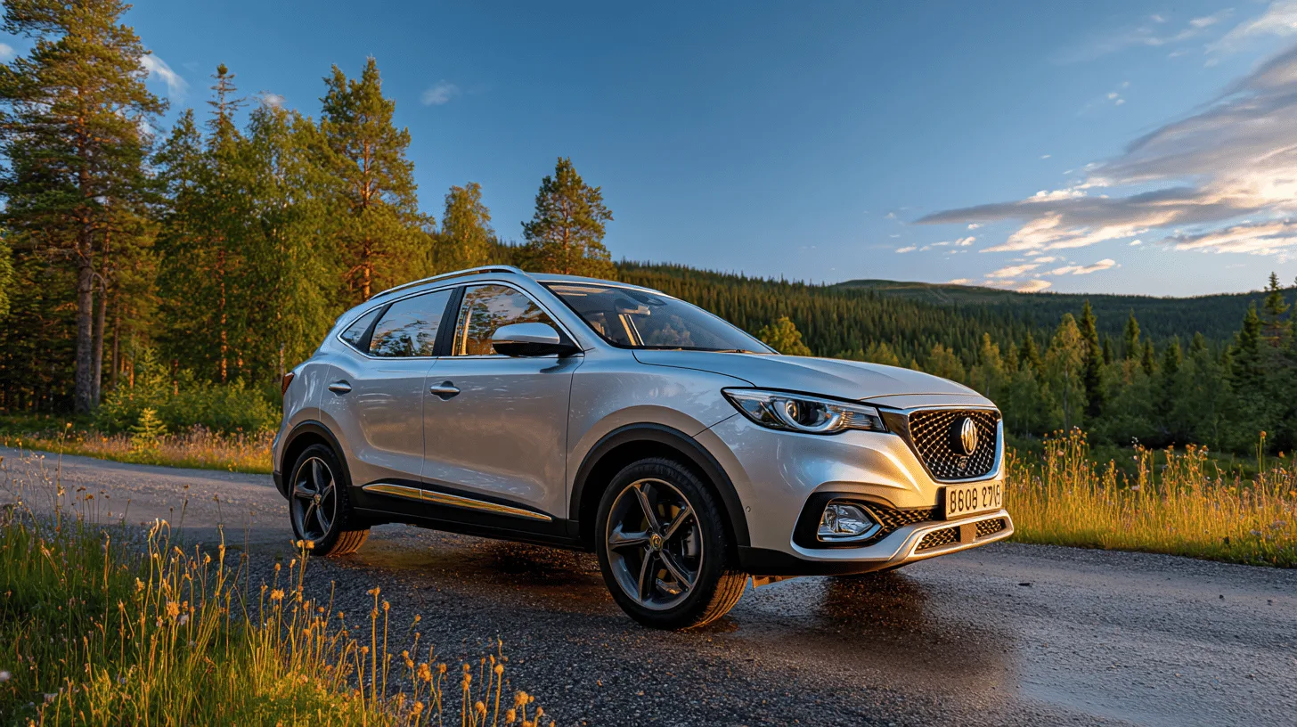 Midcent SUV i naturskön miljö visar modern design och robust prestanda. Perfekt för bilresor genom skogar, erbjuder komfort och stil på varje färd. Utforska naturen med tillförlitlighet och elegans.Kategori: Resa.