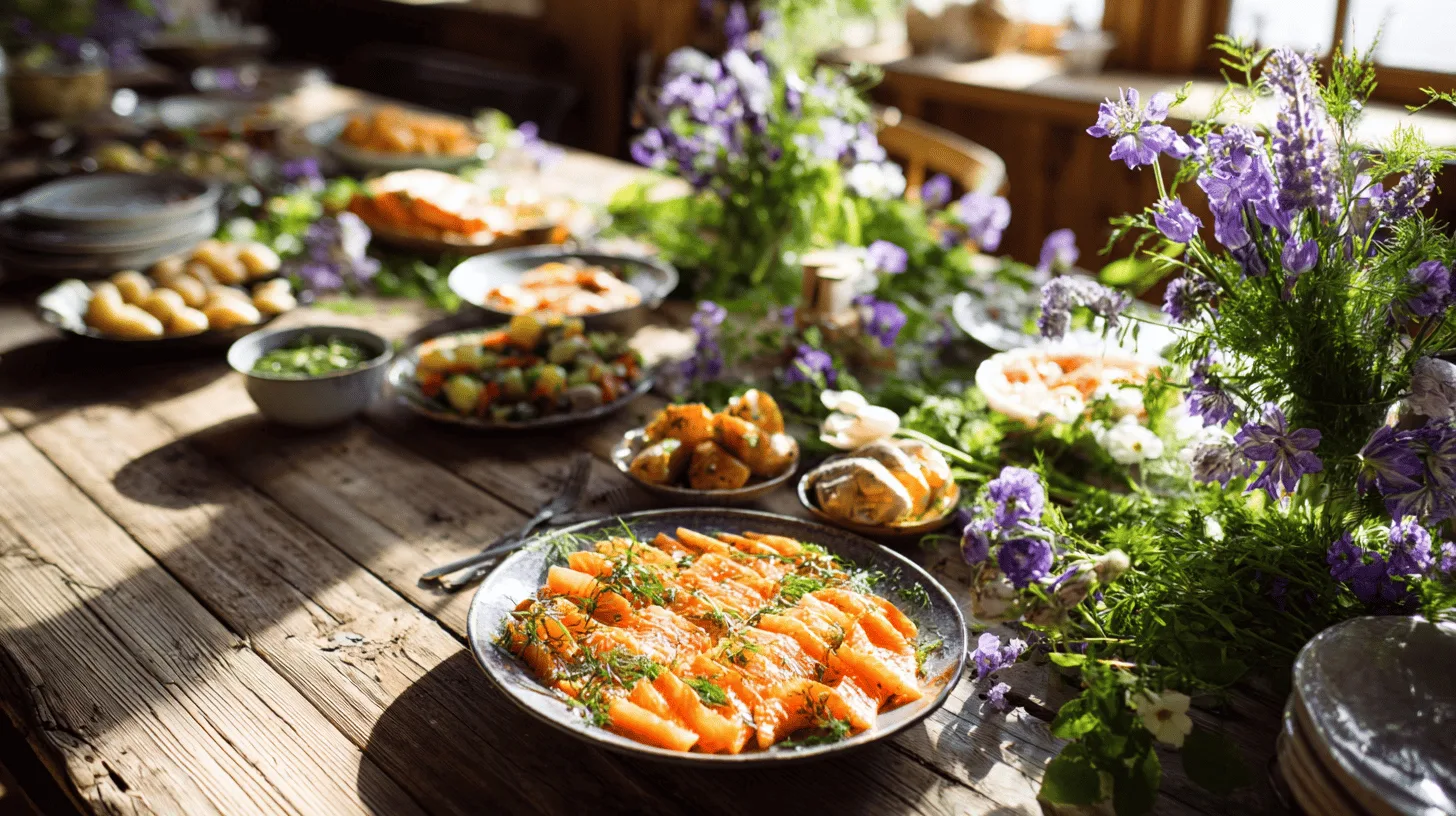 Midsommar 2.0 – Så hottar du upp årets midsommarmat med oväntade smaker och festliga överraskningarinspiration, midsommar, matlagning, svensk tradition, nytänkande recept,