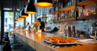 Midcent erbjuder läckra tapas i en modern miljö med stiliga belysningar. Perfekt för en kväll ute med vänner eller avkoppling efter en lång dag. Kategori: Mat.