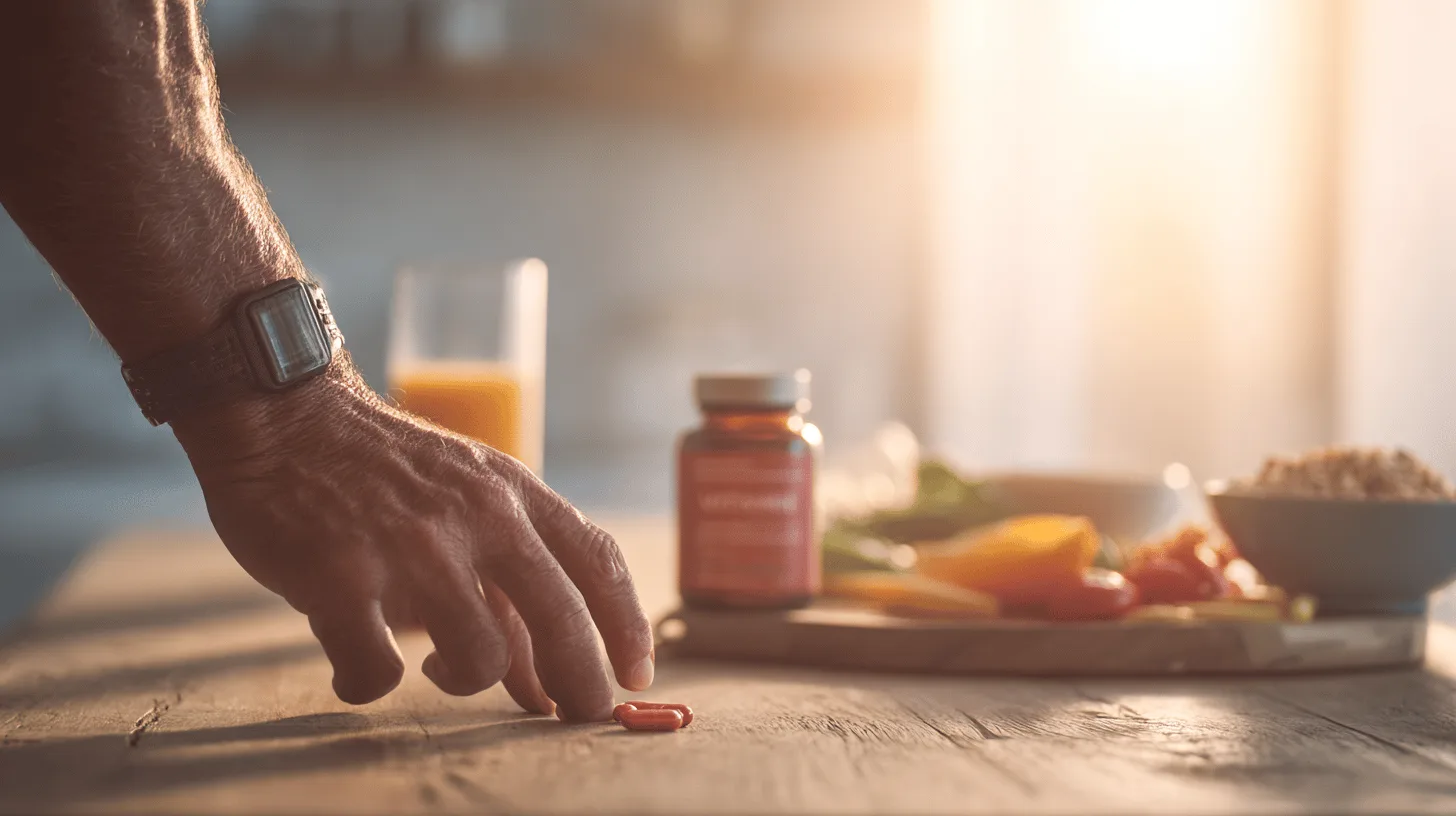 B6-Vitamin: Energi, Psyke och Snyggare Hud med Enkelt Piller?Vad kan vitamin B6 göra för oss män efter 45? Vi synar påståendena om energi, bättre psyke och förbättrad hud – och skiljer fakta från myt.